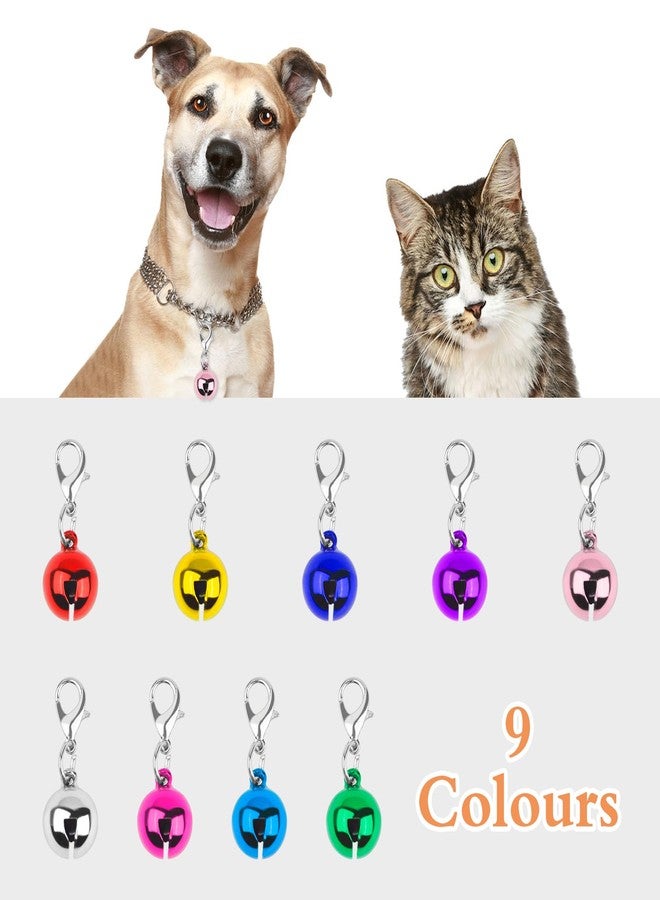 Foyods 9PCS Bell for Dog & Cat Collar - Colorful Cat & Dog Bells with Key Rings & Clasps - Image 5